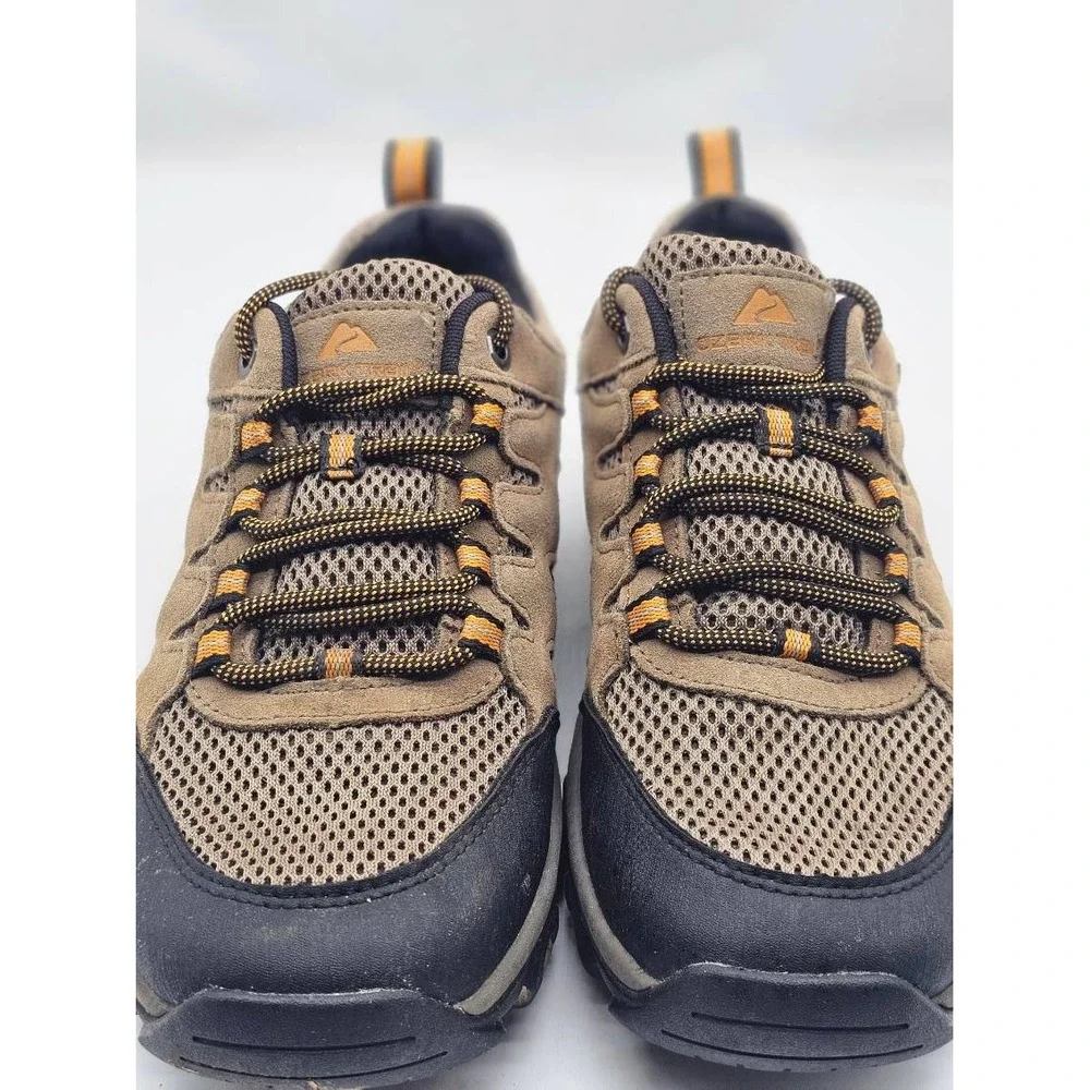 Ozark Trail Hiking Shoes Men 9 Brown Waterproof Outdoor Sneakers Shoes
